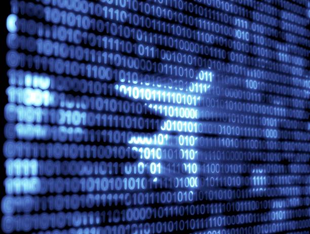 binärcode technologie - luftfahrzeug stock-fotos und bilder