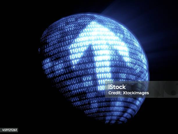Binary Code Technology Stock Photo - Download Image Now - Abstract, Arrow Symbol, Binary Code