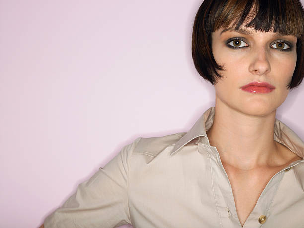 istock Bobbed Haired Young Woman 459123079
