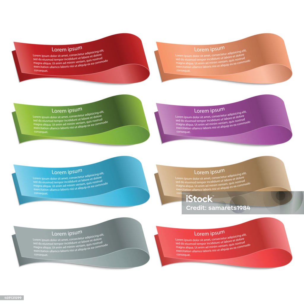 File Label Design Element Vector Labels Design Elements Stock Illustration - Download Image Now ...