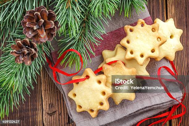 Christmas Cookies Stock Photo - Download Image Now - Baked Pastry Item, Baking, Branch - Plant Part