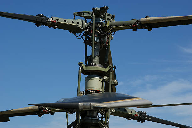 istock modern military helicopters closeup 459142049