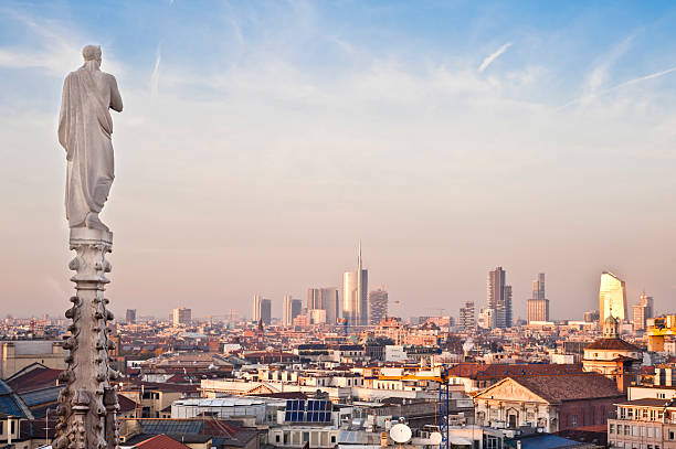 istock Milan new skyline 2013 at sunset 459142417