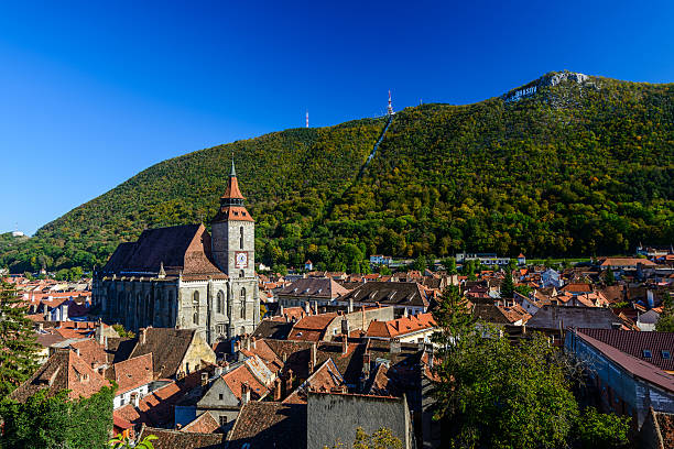 istock A view from a hill top in Brasov in Romania 459142711