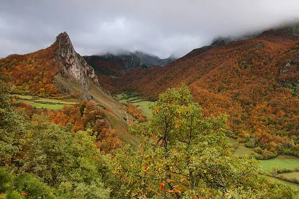 Somiedo natural park in Asturias, spain
