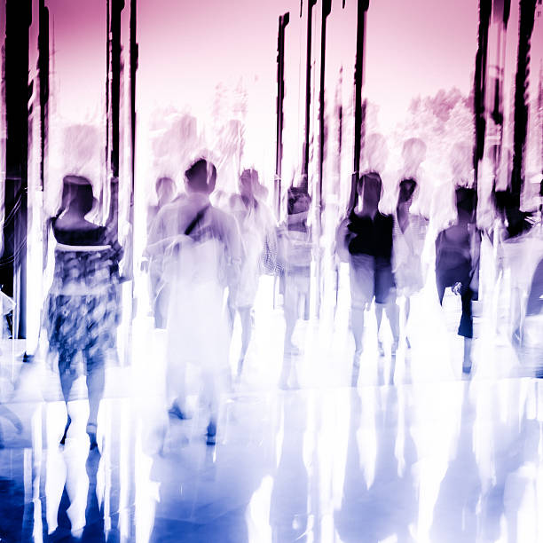 business people activity standing and walking