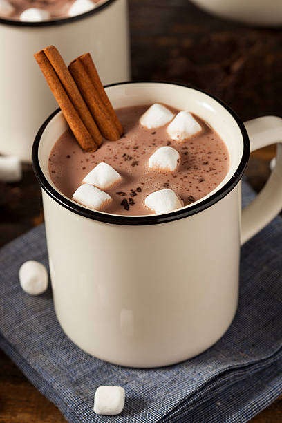 gastrónomo chocolate quente leite - latté hot chocolate hot drink indulgence imagens e fotografias de stock