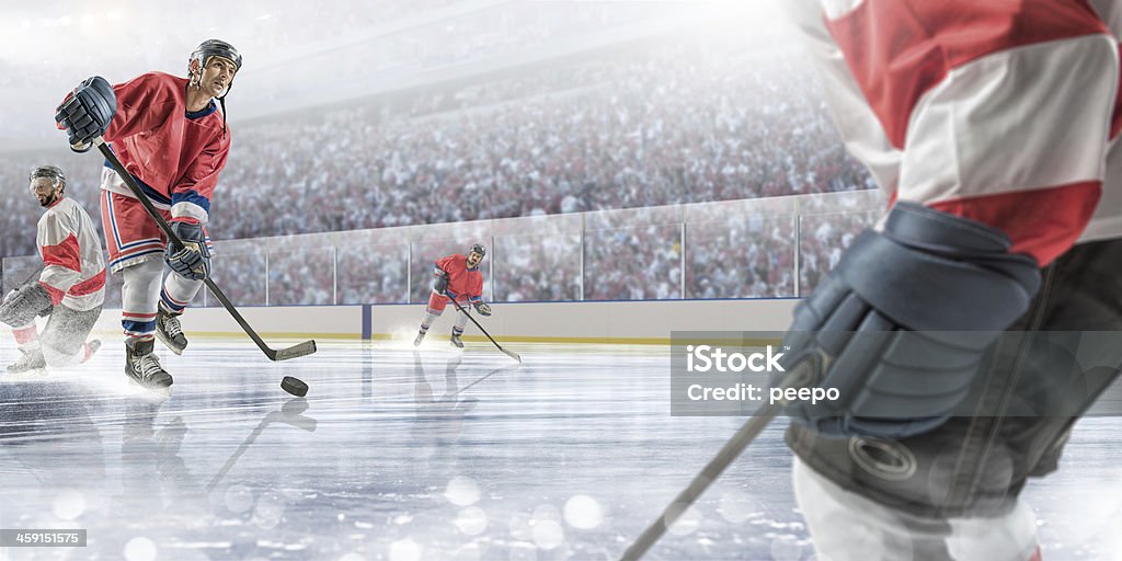 Ice Hockey-Spiele - Lizenzfrei Eishockey Stock-Foto