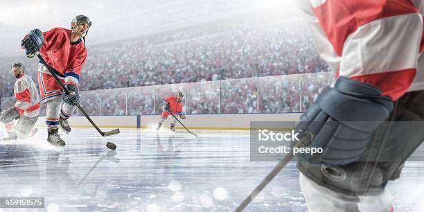 Ice Hockeyspiele Stockfoto und mehr Bilder von Eishockey - Eishockey, Männer, Sport