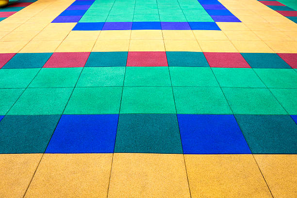 istock Rubber Mat on a Children's Playground 459154295