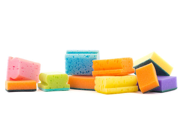 istock colorful cleaning sponges isolated on white 459158459