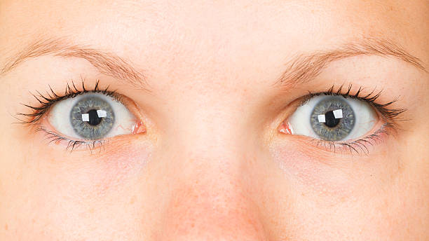 istock Women eye, close-up, blue, tear 459158739