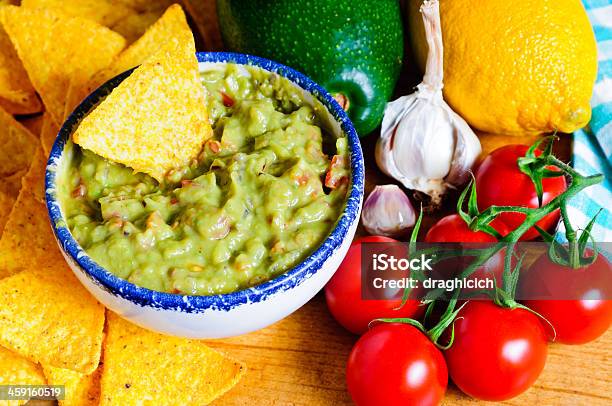 Avocado Guacamole Ingredients Stock Photo - Download Image Now - Avocado, Cultures, Food