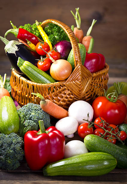 istock Fresh, organic vegetables in the basket 459161499