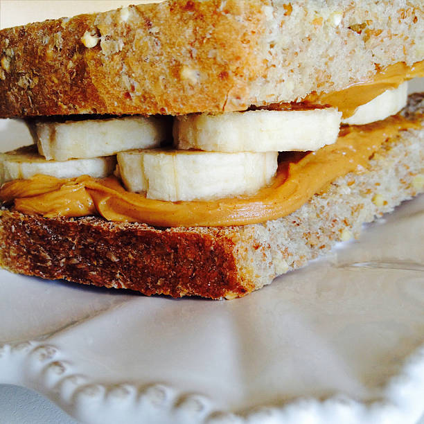istock Peanut Butter Banana Sandwich 459161843