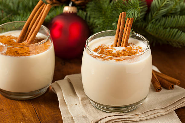 istock Homemade Festive Cinnamon Eggnog 459162655