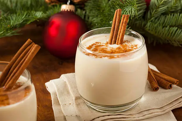 Homemade Festive Cinnamon Eggnog for the Holidays