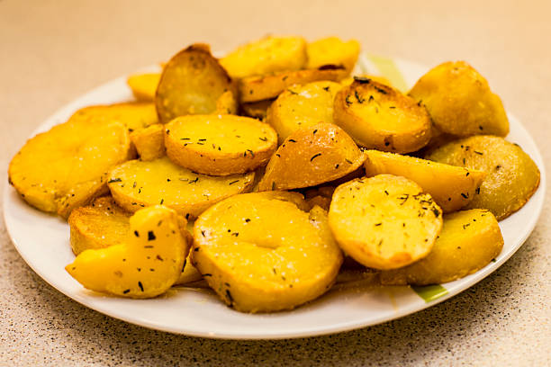 istock Fried slices of potatoe 459162683