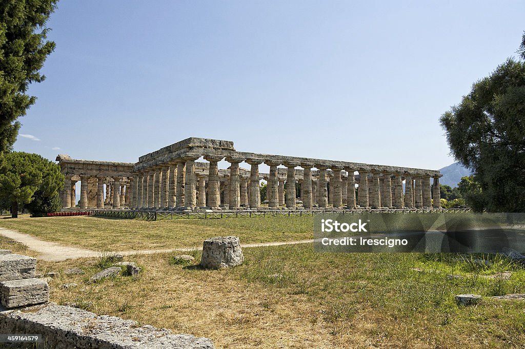 Templo romano-Paestum - Royalty-free Paestum Foto de stock