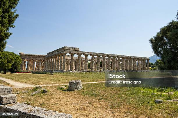 Templo Romanopaestum - Fotografias de stock e mais imagens de Paestum - Paestum, Antigo, Antiguidade