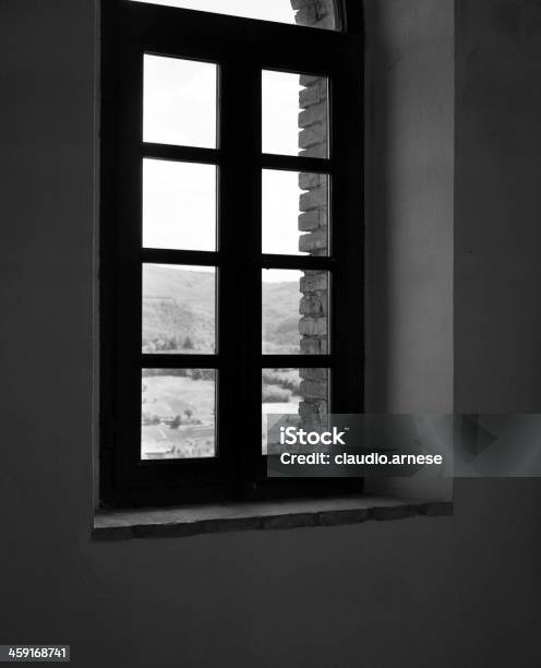 Vecchio Windows Bianco E Nero - Fotografie stock e altre immagini di Ambientazione interna - Ambientazione interna, Antico - Vecchio stile, Bianco e nero