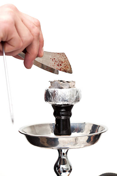 istock The charcoal for shisha 459174717