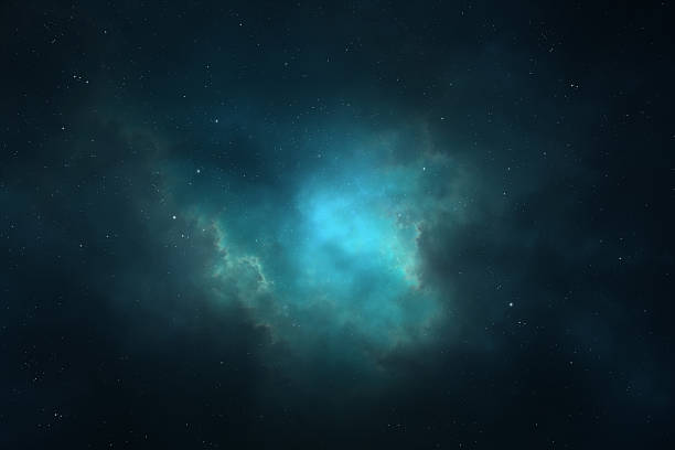Night sky - Universe filled with stars, nebula and galaxy Space background - space landscape with stars, nebula, and galaxy formation similar to the Milky way nebula stock pictures, royalty-free photos & images