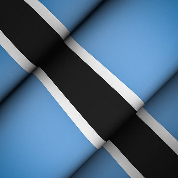 istock Iconic Flag of Botswana 459207539
