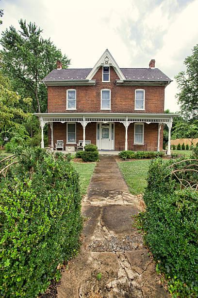 istock Old Brick House in Rural America 459208325