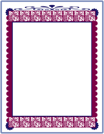 Blank Document or Certificate Frame. Fill in your information.