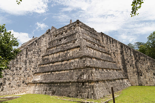 Pyramid -Mexico Riviera Maya, with its fantastic archaeological sites testifying to the Mayan culture contoy island photos stock pictures, royalty-free photos & images