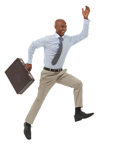 istock Leaping up the corporate ladder 459216579