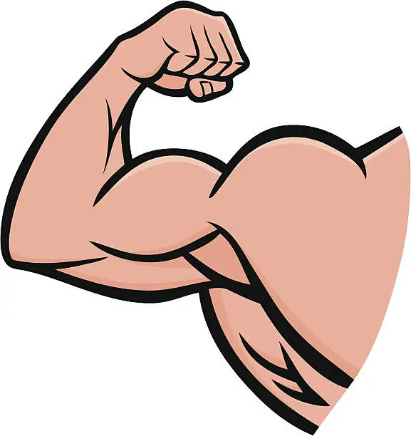 Vector illustration of Strong Arm