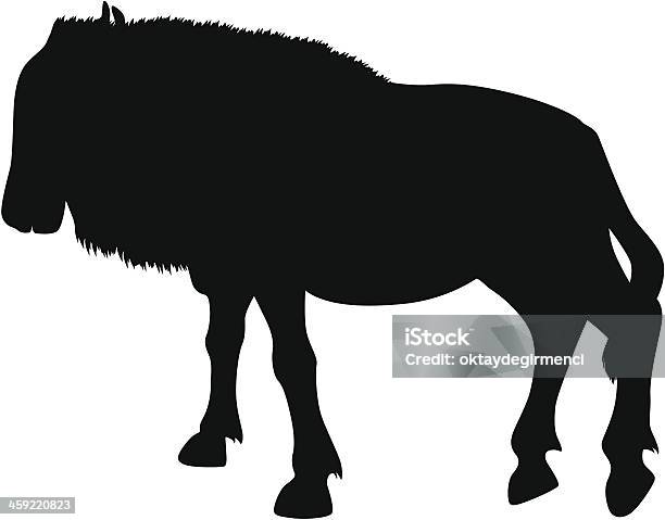 Wildebeest Stock Illustration - Download Image Now - Wildebeest, Africa, Animal