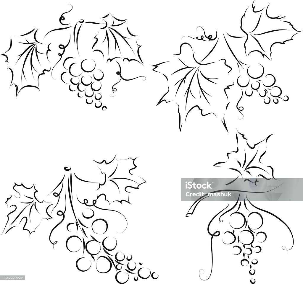 Raisin - clipart vectoriel de Raisin libre de droits