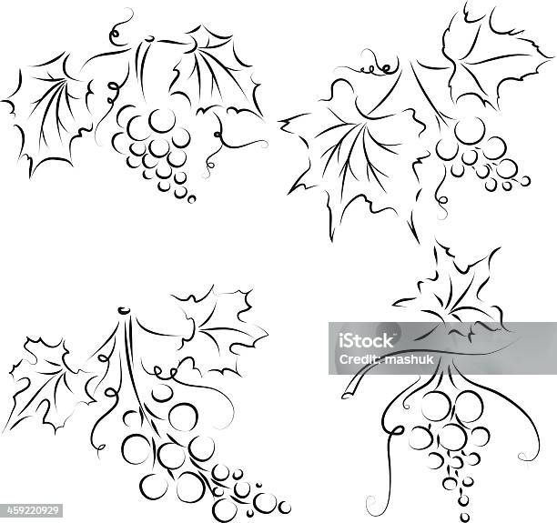 포도 포도에 대한 스톡 벡터 아트 및 기타 이미지 - 포도, 덩굴, 포도밭