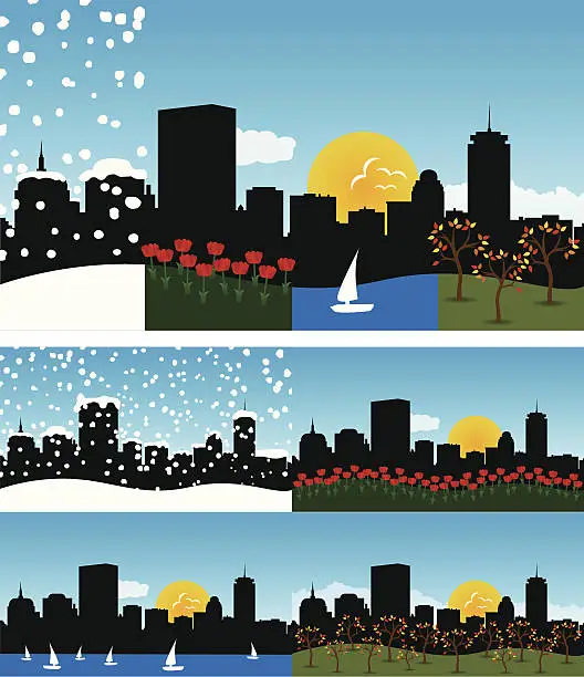 Free spring summer fall winter Vector Images & Graphics | FreeImages