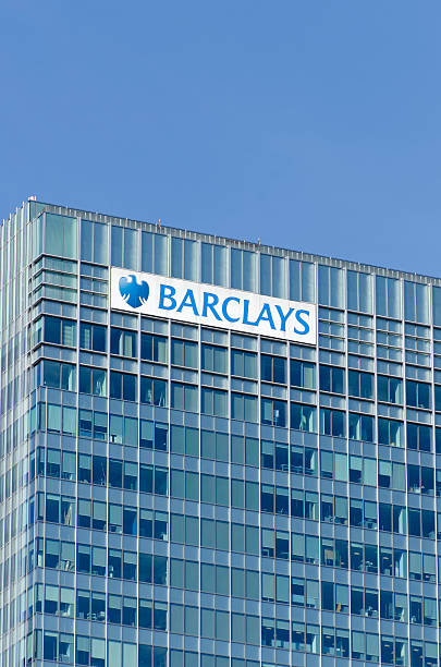 Barclays Group headquarters, Canary Wharf, London stock photo