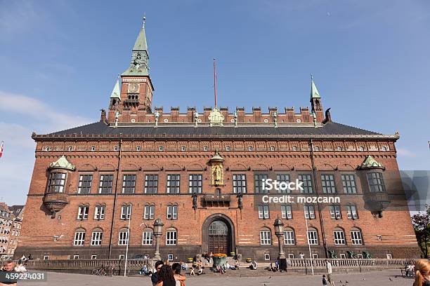 Copenhaga City Hall - Fotografias de stock e mais imagens de Admirar a Vista - Admirar a Vista, Arquitetura, Cais - Estrutura Feita pelo Homem