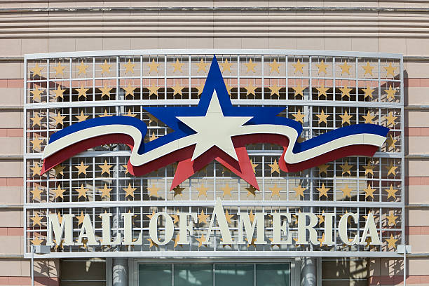 Mall of America Main Entrance Sign stock photo