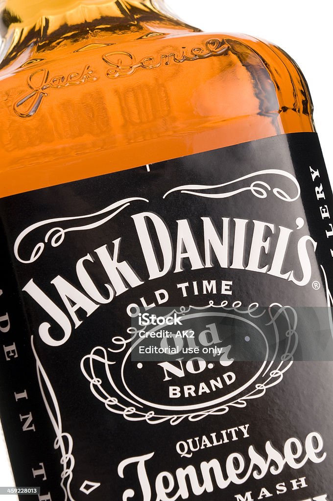 Jack Daniel's botella de whisky - Foto de stock de Bebida alcohólica libre de derechos