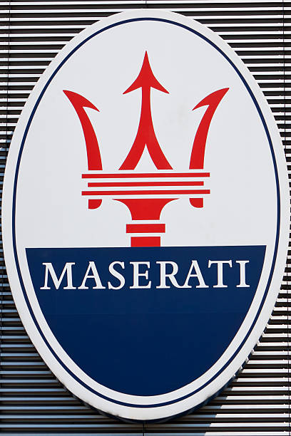 Maserati ロゴ ストックフォト