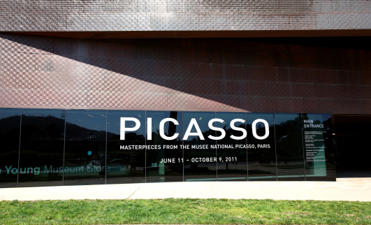 San Francisco, USA - August 31, 2011: The 2011 Picasso Exhibit at the de Young Museum in San Francisco's Golden Gate Park.