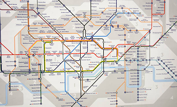 Mapa Del Metro De Londres Estación De Metro Foto de stock y más banco de  imágenes de Mapa - Mapa, Metro de Londres, Londres - Inglaterra - iStock
