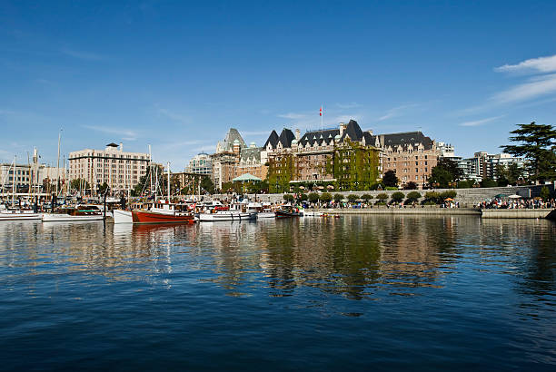 victoria - empress hotel photos et images de collection