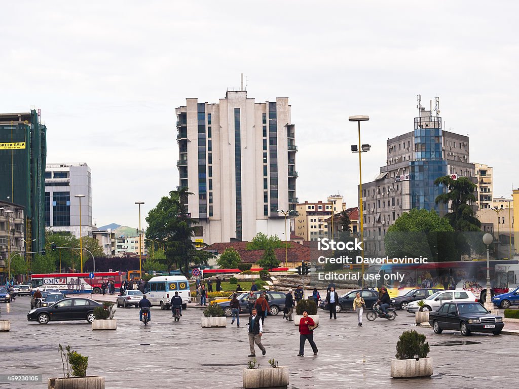 Scanderbeg Square - Lizenzfrei Albanien Stock-Foto