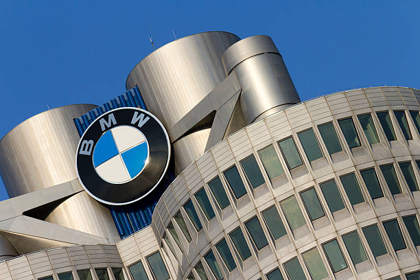 BMW Tower in Munich stock photo