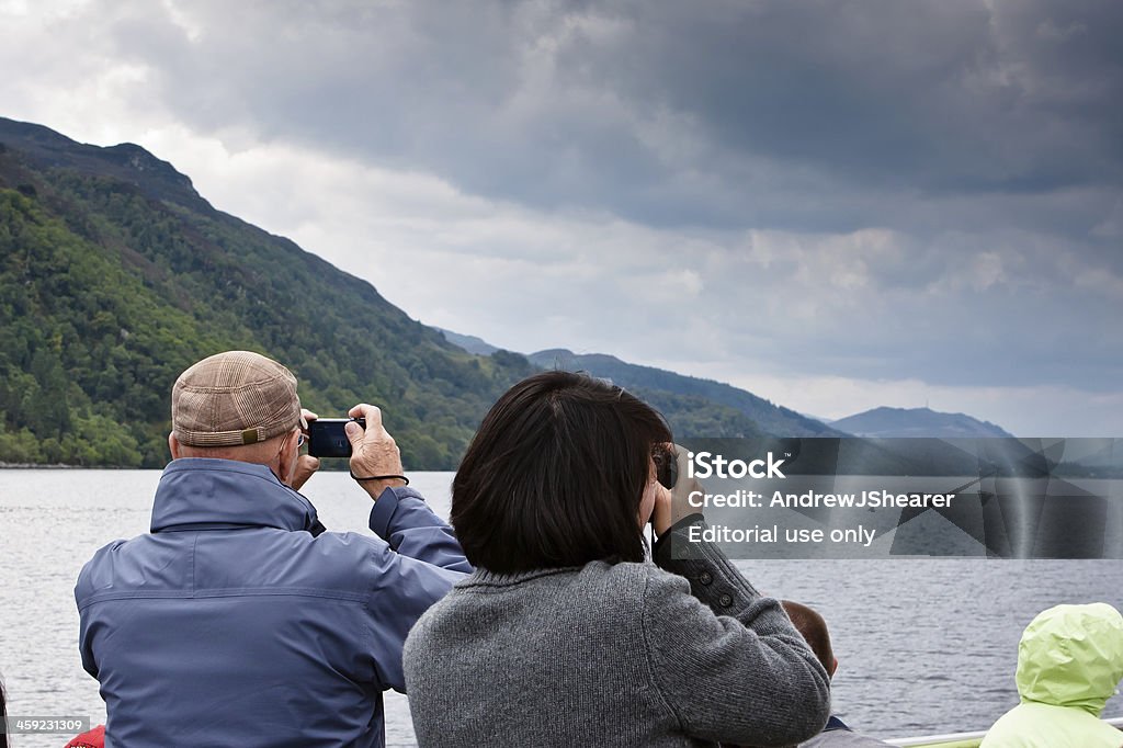 Lago Ness turistas - Royalty-free Lago Ness Foto de stock