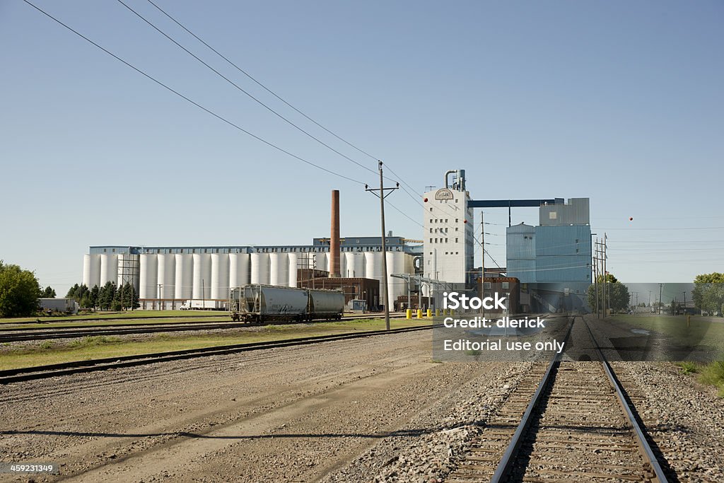 Dakota do Norte fábrica e Elevador - Royalty-free Agricultura Foto de stock
