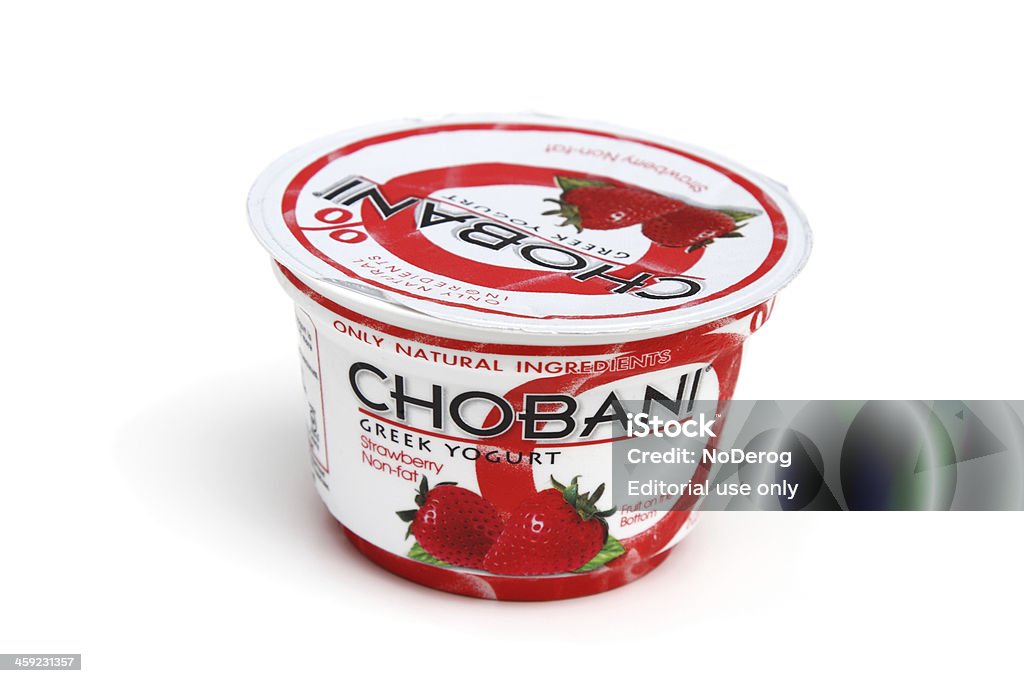 Chobani iogurte grego - Foto de stock de Iogurte grego royalty-free